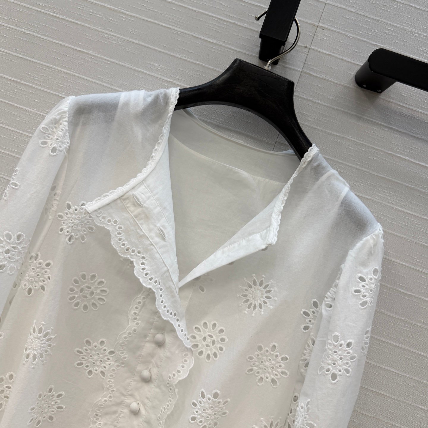 Chloé blouse blanche broderie anglaise