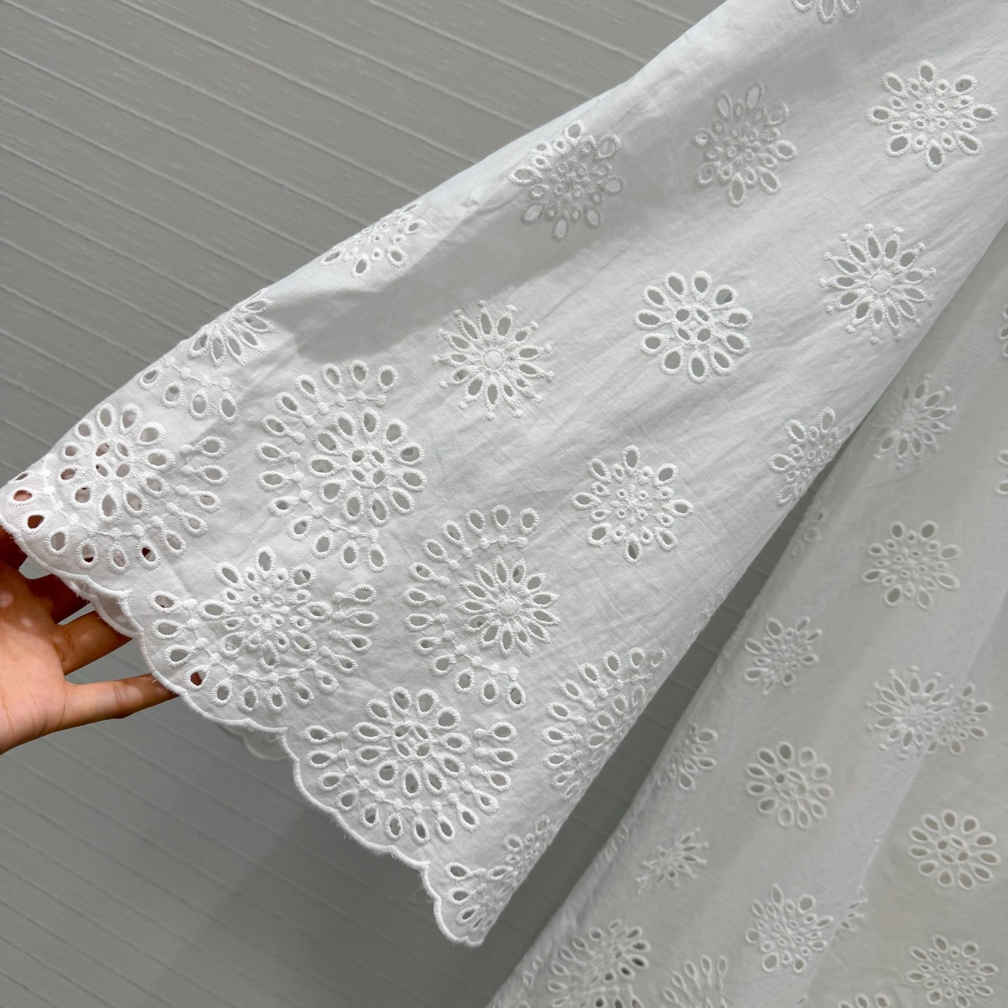 Chloé blouse blanche broderie anglaise