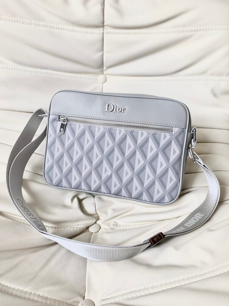 Dior Sacoche Dior Oblique argentée