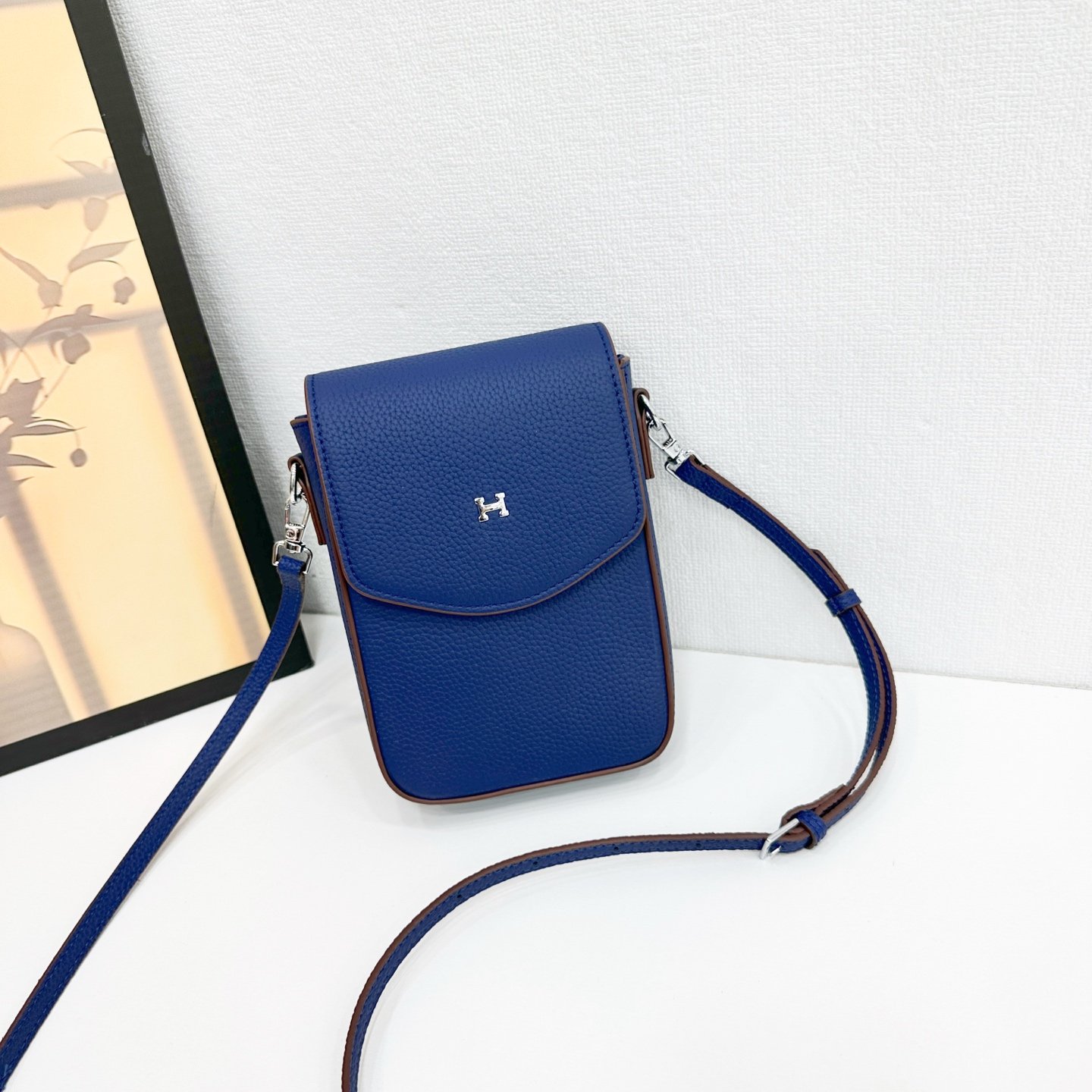 Hermès Pochette téléphone rose