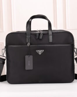 Prada Porte-documents noir