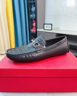 Ferragamo mocassins à plaque