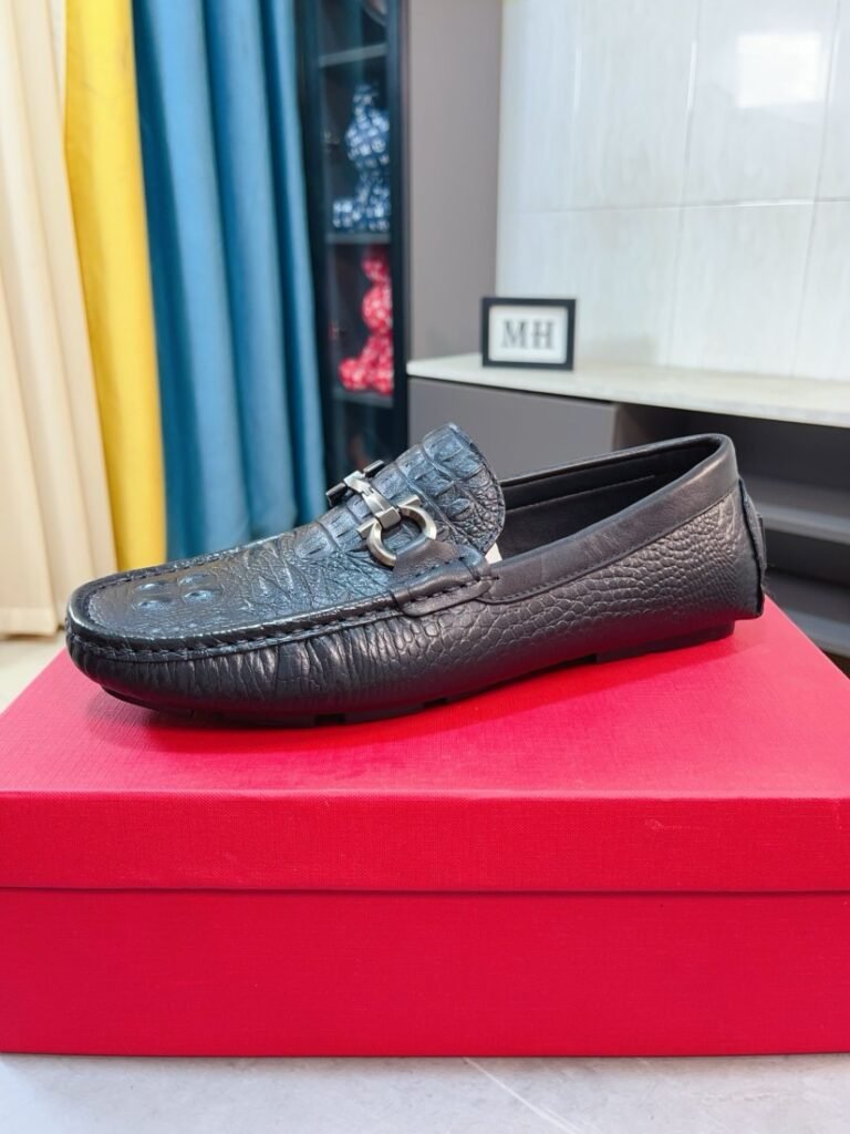 Ferragamo mocassins à plaque