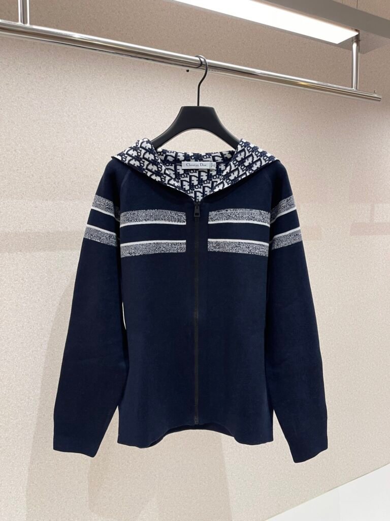 Dior Oblique sweat à capuche contrasté