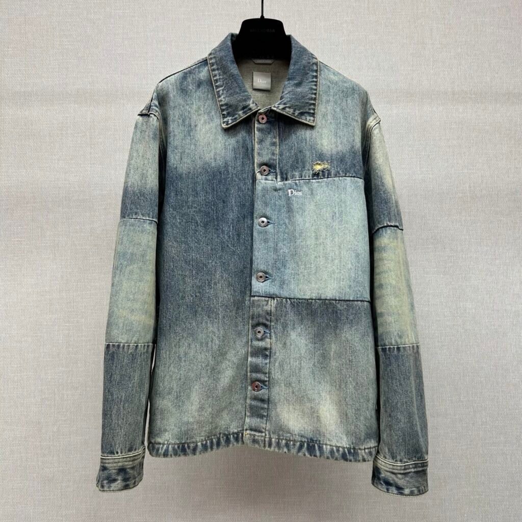 Dior Veste denim logo brodé