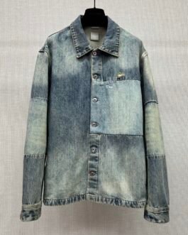 Dior Veste denim logo brodé
