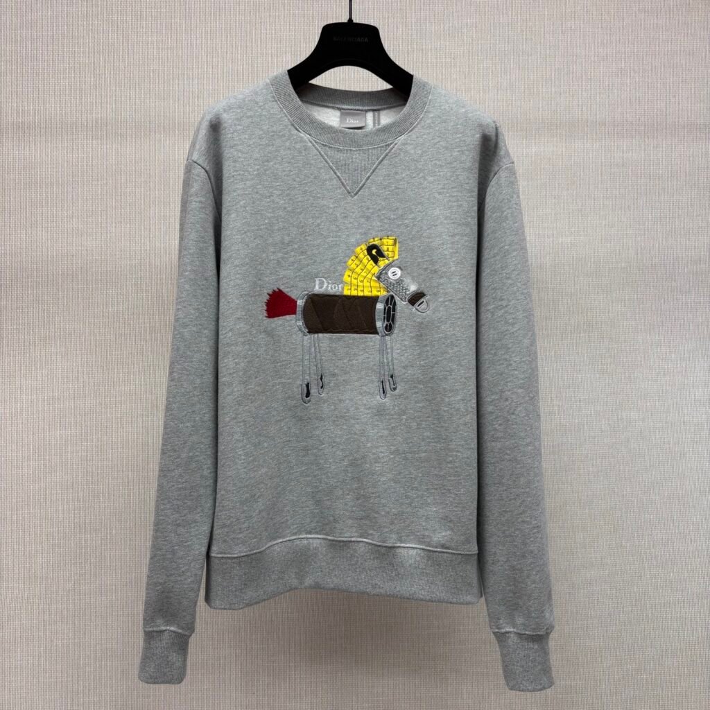 Dior Sweat brodé motif cheval