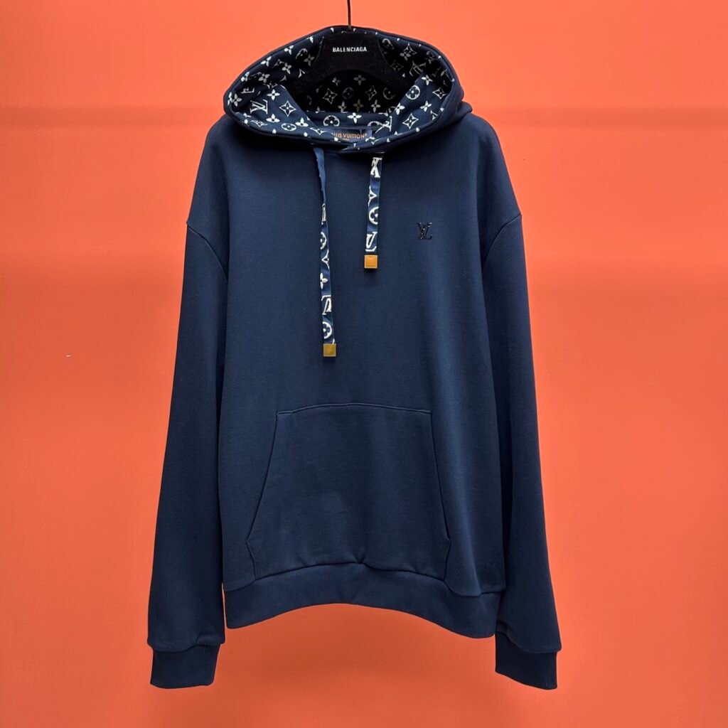 Louis Vuitton Monogram lined hoodie