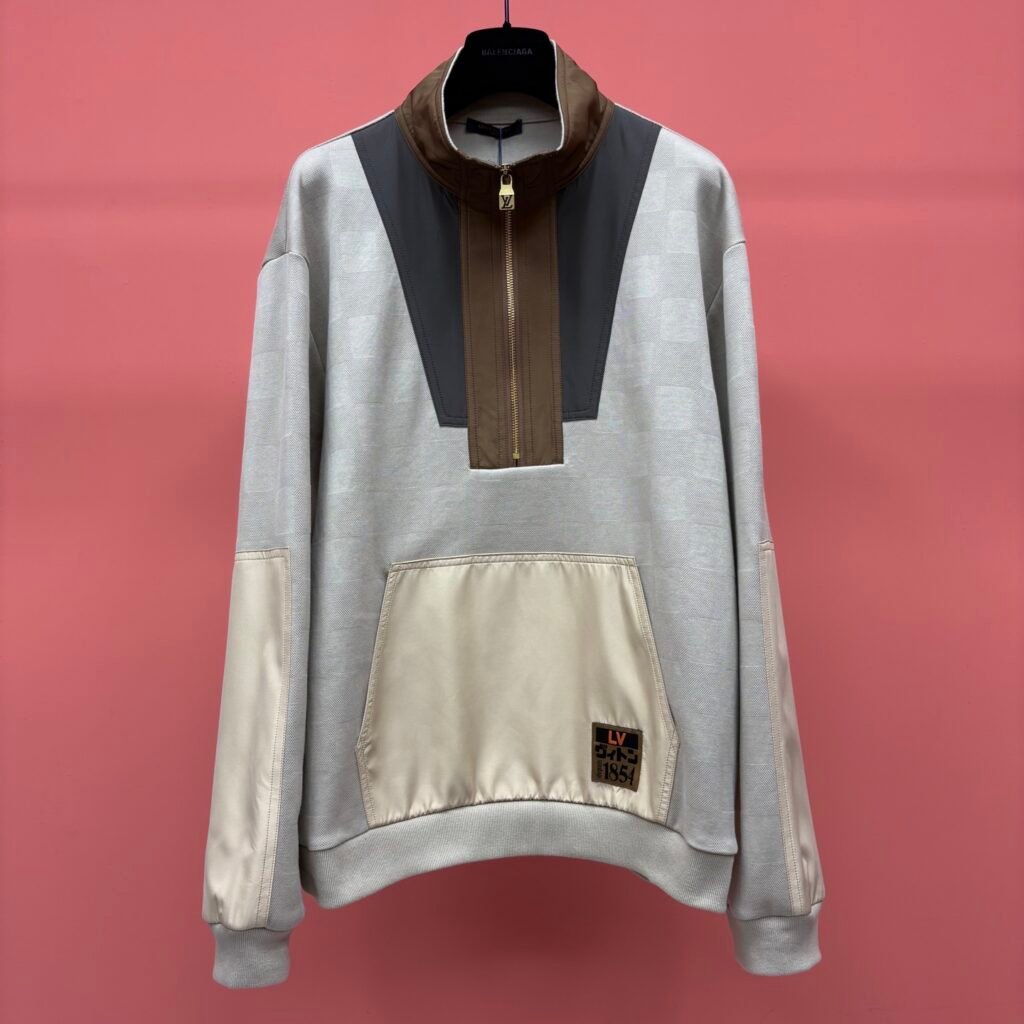Louis Vuitton Colorblock Monogram zip hoodie