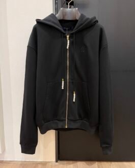 Louis Vuitton Marque L. Vuitton zip hoodie perles