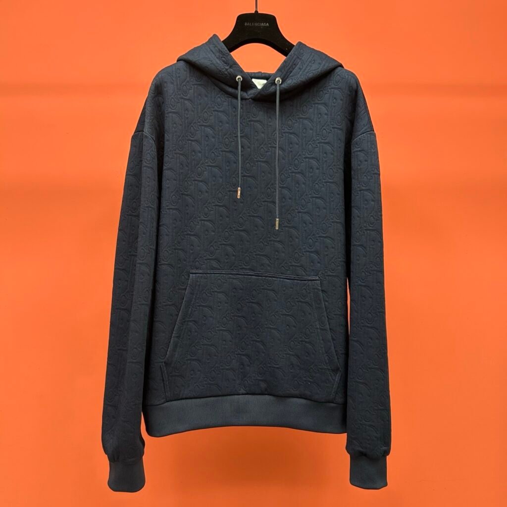 Dior Oblique embossed hoodie