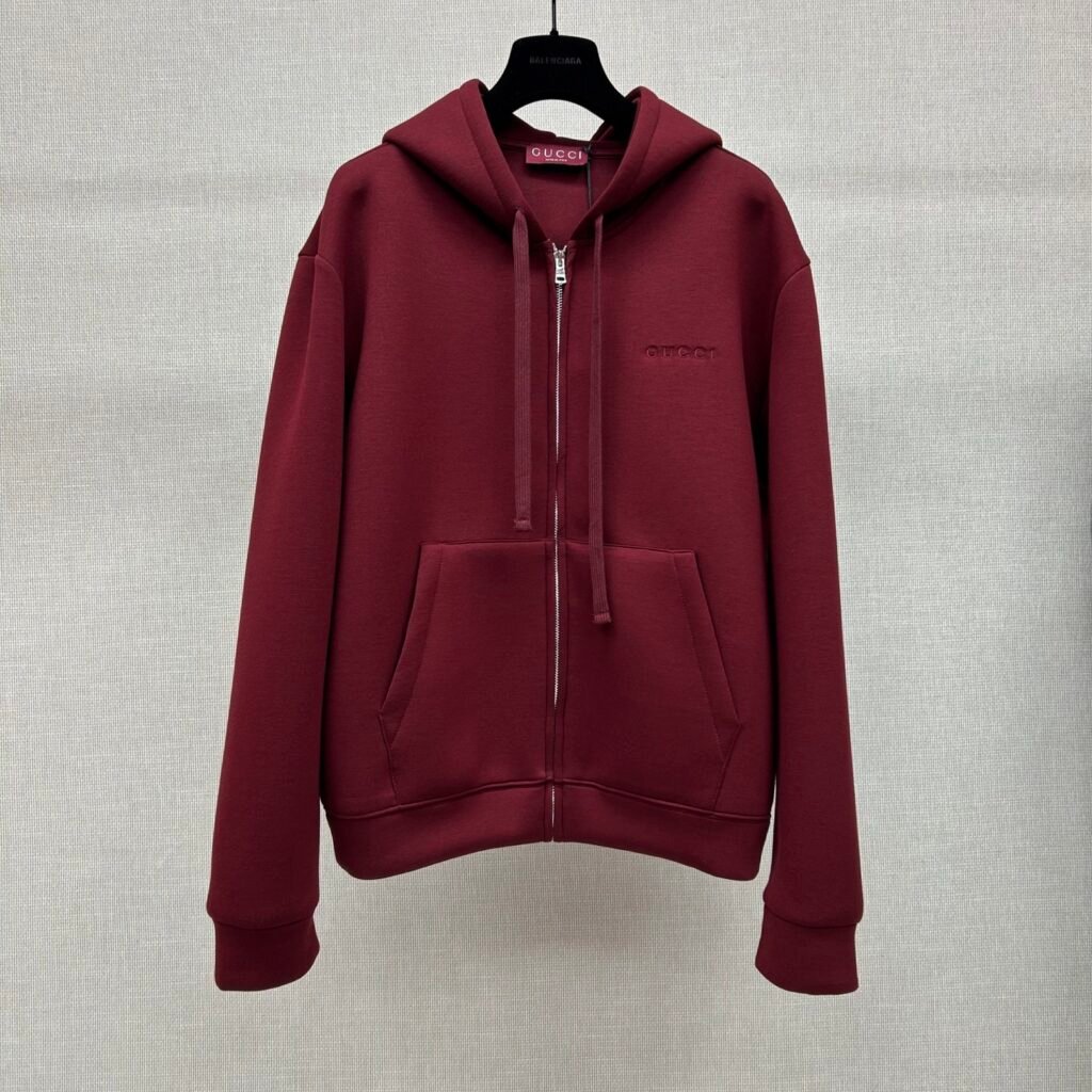 Gucci Logo zip hoodie