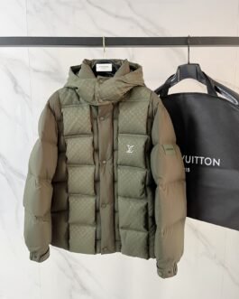 Louis Vuitton Monogram Mix doudoune à capuche