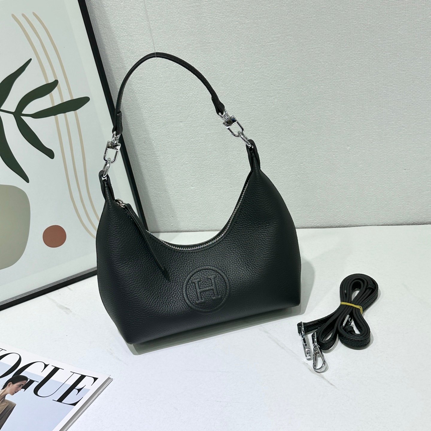 Hermès Sac hobo H embossé – Image 6