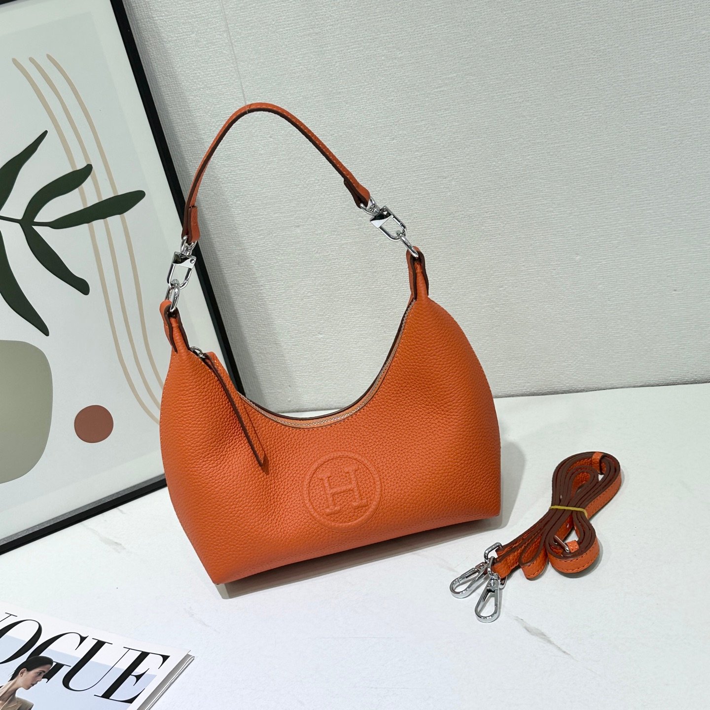 Hermès Sac hobo H embossé – Image 3