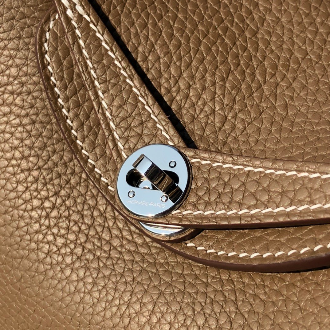 Hermès Lindy II Mini sac étoupe – Image 8