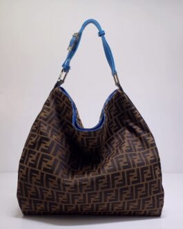 Fendi Hobo FF – Marron et Bleu