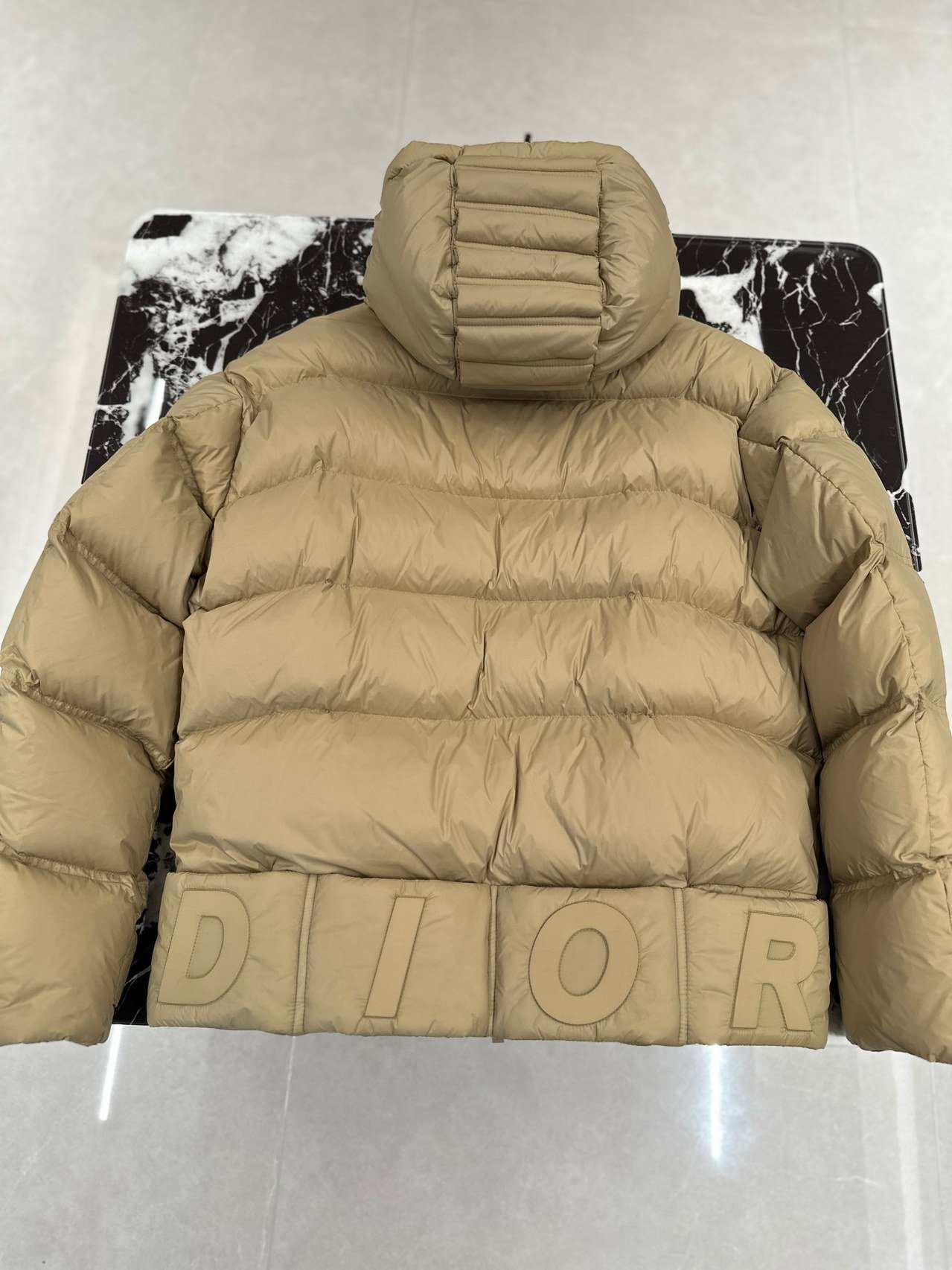 Dior Oblique Down Jacket – Doudoune jacquard beige