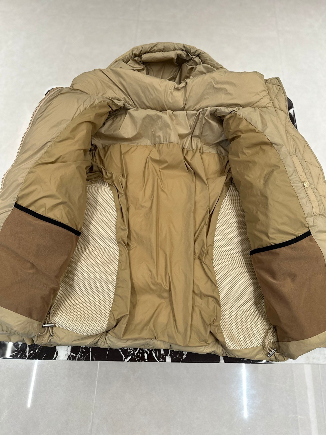 Dior Oblique Down Jacket – Doudoune jacquard beige
