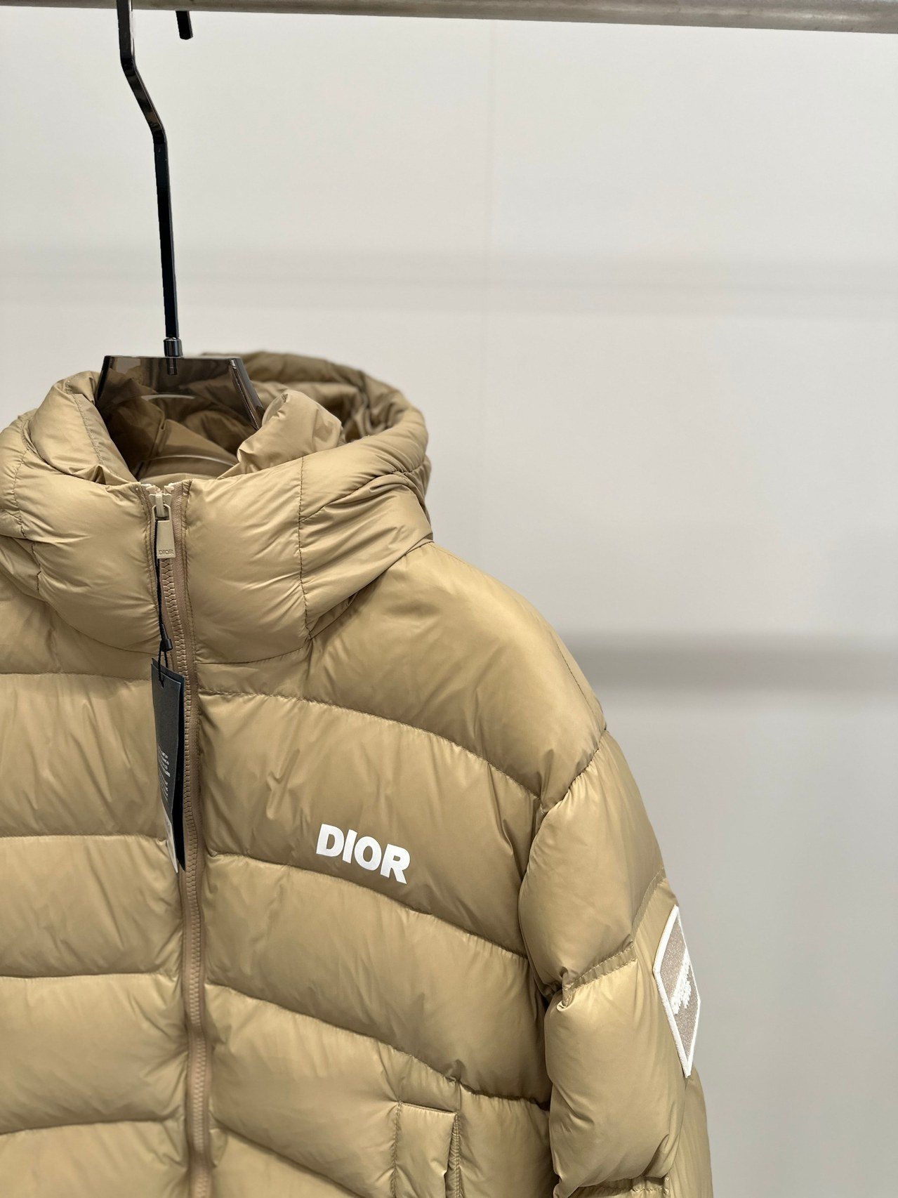 Dior Oblique Down Jacket – Doudoune jacquard beige