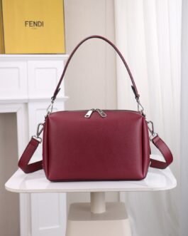 Fendi By The Way Soft Medium 29 × 17 × 13 cm – Bordeaux