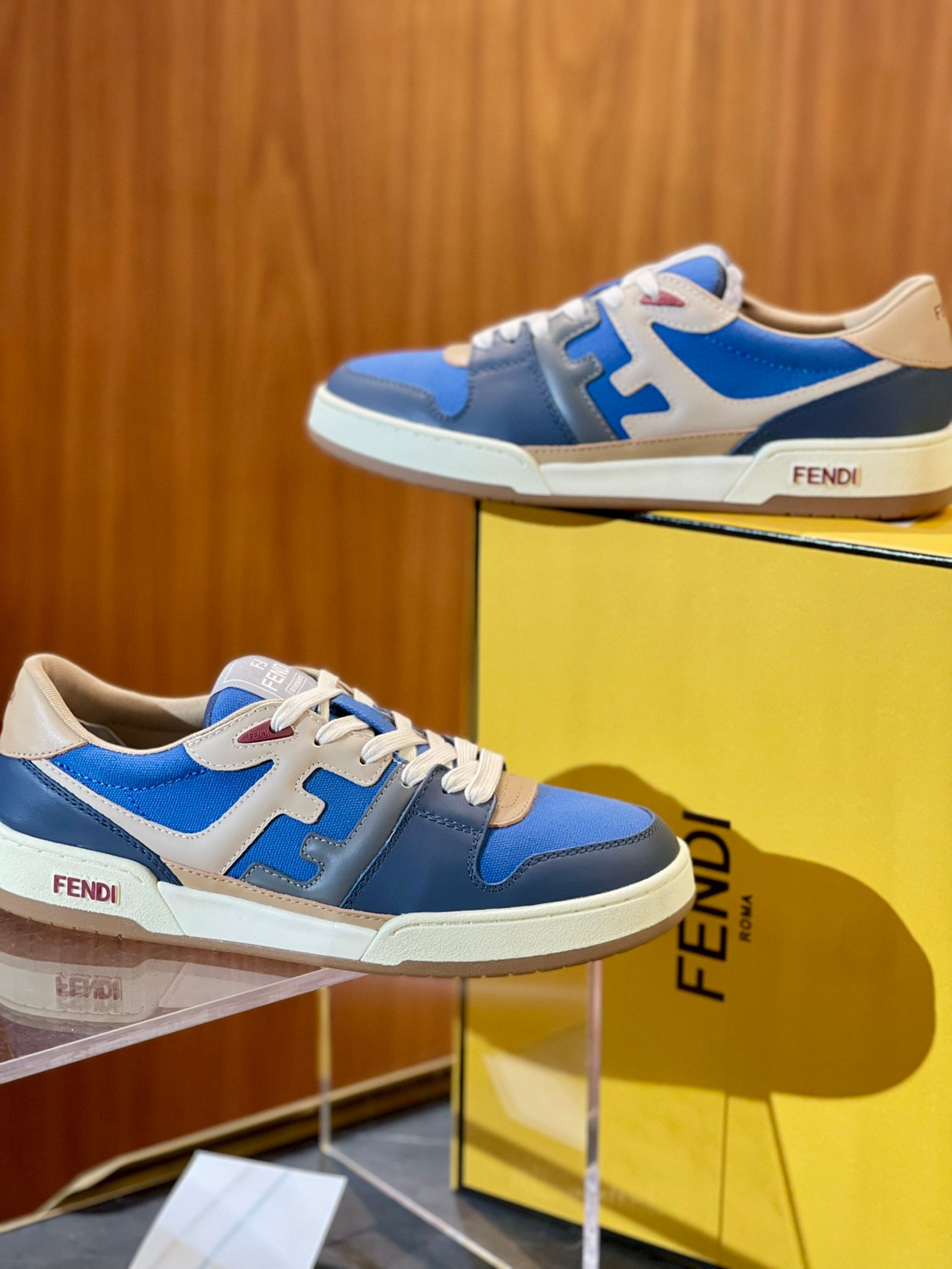 Fendi Match bleu et gris – Image 4