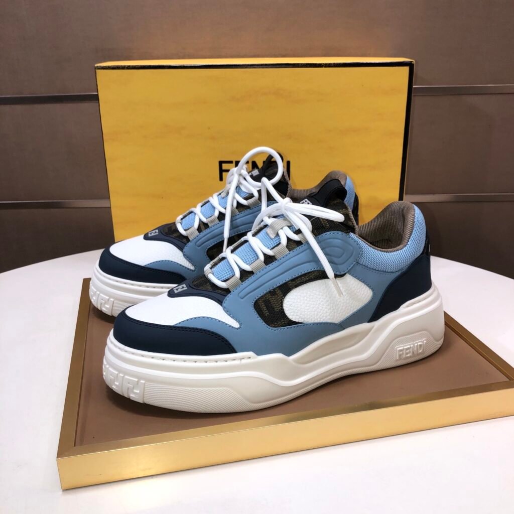 Fendi Match bleu gris et blanc