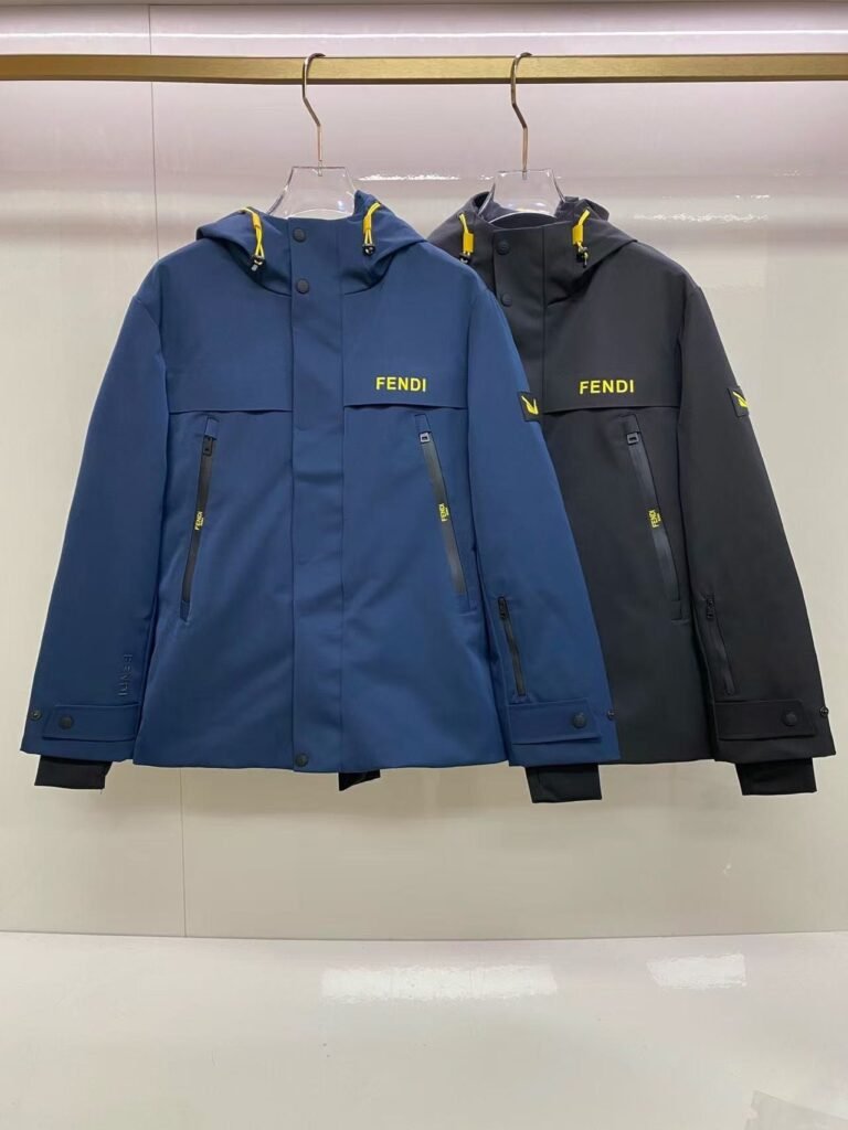 Fendi Zip-Up Chest-Pocket Jacket – Doudoune technique