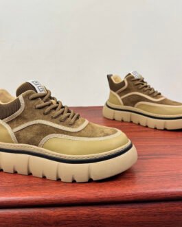 Givenchy Baskets chunky 4G beige et marron