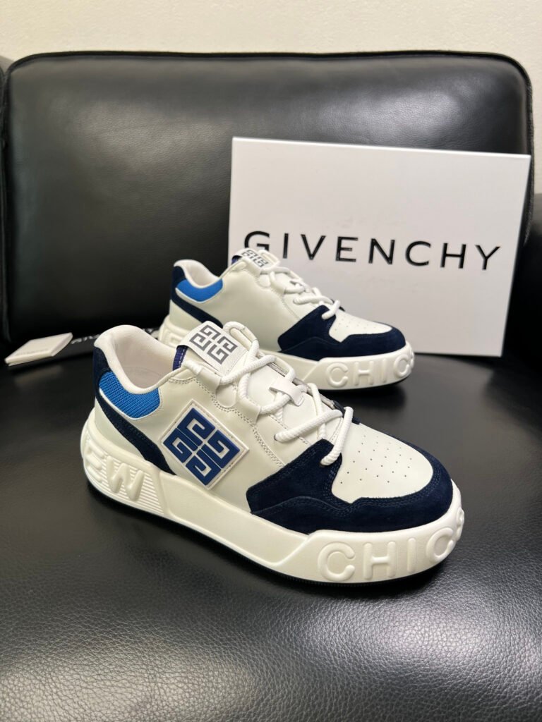 Givenchy TK-MX Runner 4G blanc et bleu marine