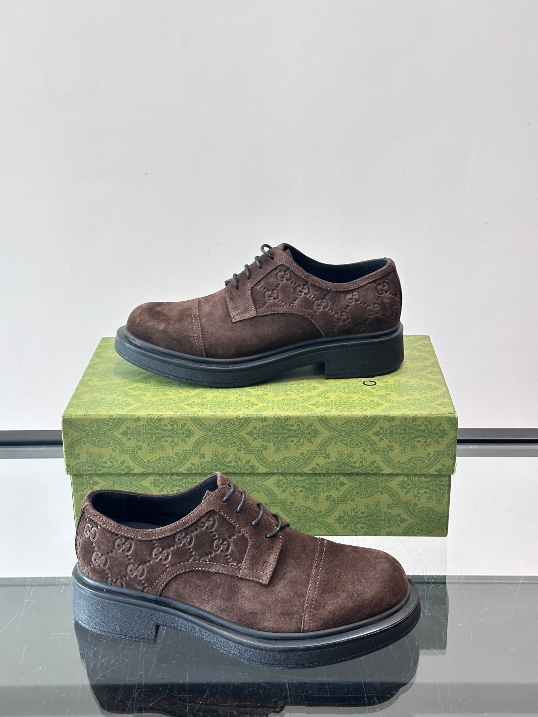 Gucci Derby GG marron – Image 4