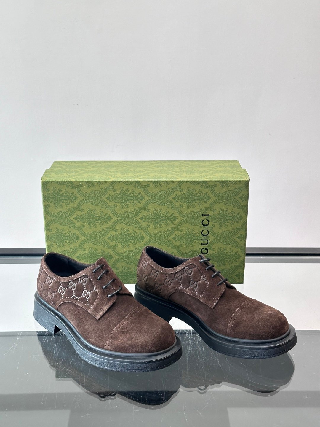 Gucci Derby GG marron – Image 5