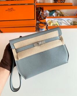 Hermès Kelly Messenger PM 27 × 19 × 10 cm – Gris