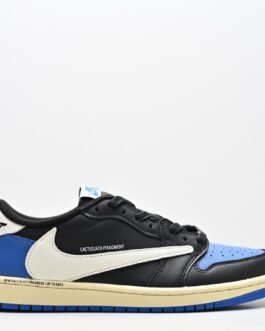 Jordan sneaker basse noir blanc bleu