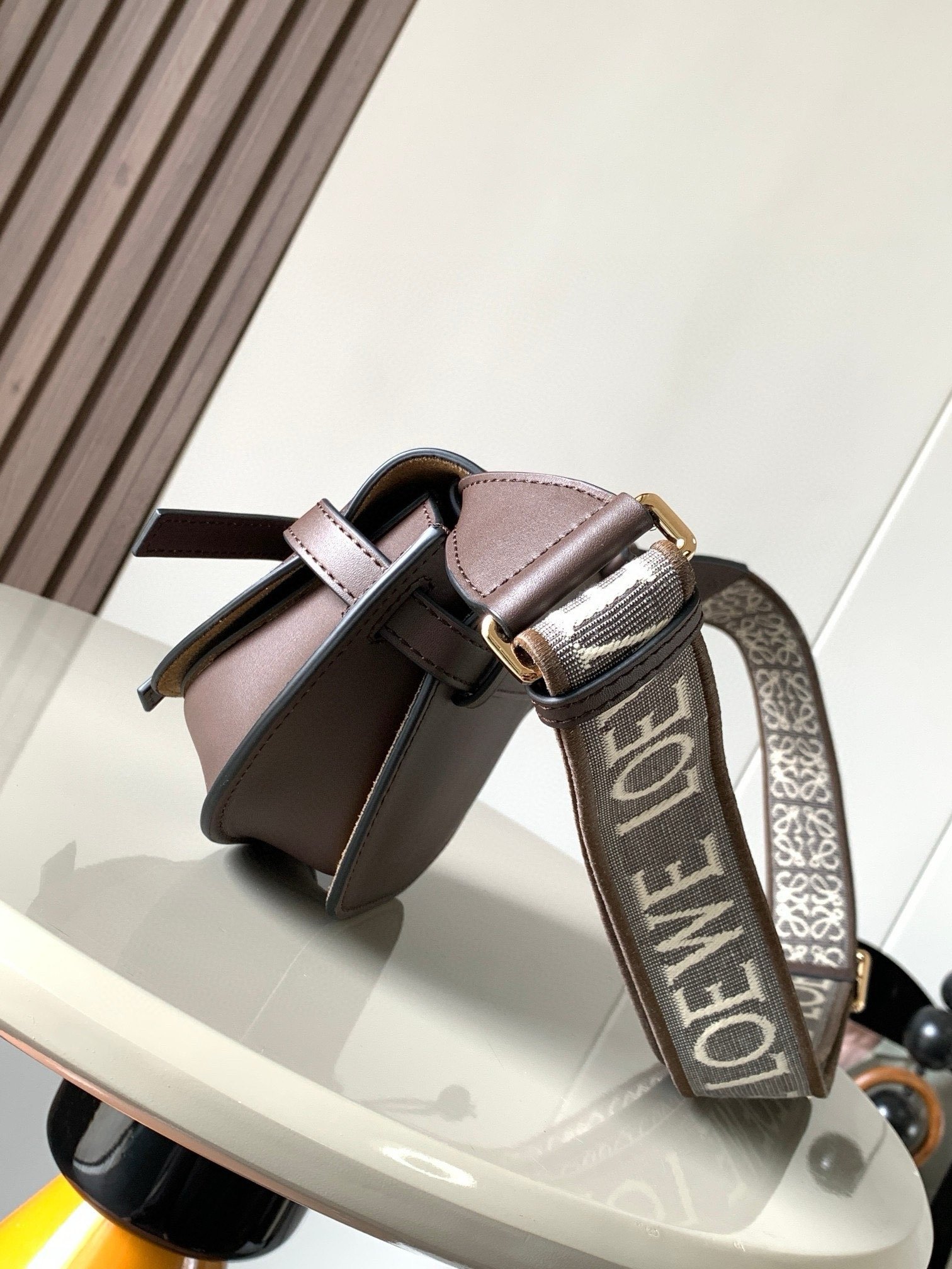 Loewe Mini Gate Dual 21 × 12,5 × 9,5 cm – Marron – Image 2