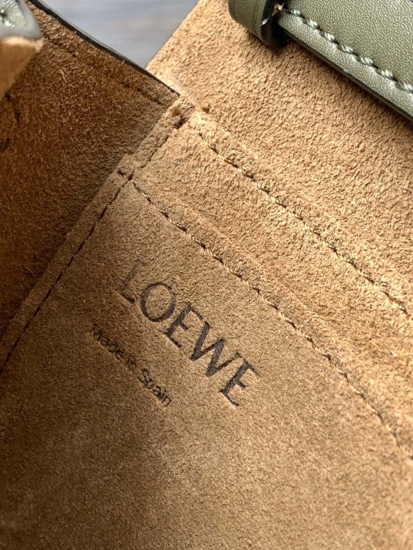 Loewe Mini Gate Dual 21 × 12,5 × 9,5 cm – Vert Olive – Image 9