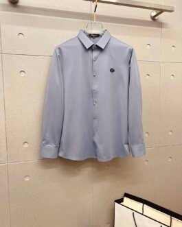 Loro Piana Chemise classique gris clair