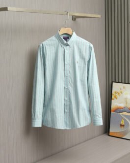 Loro Piana Chemise classique vert eau