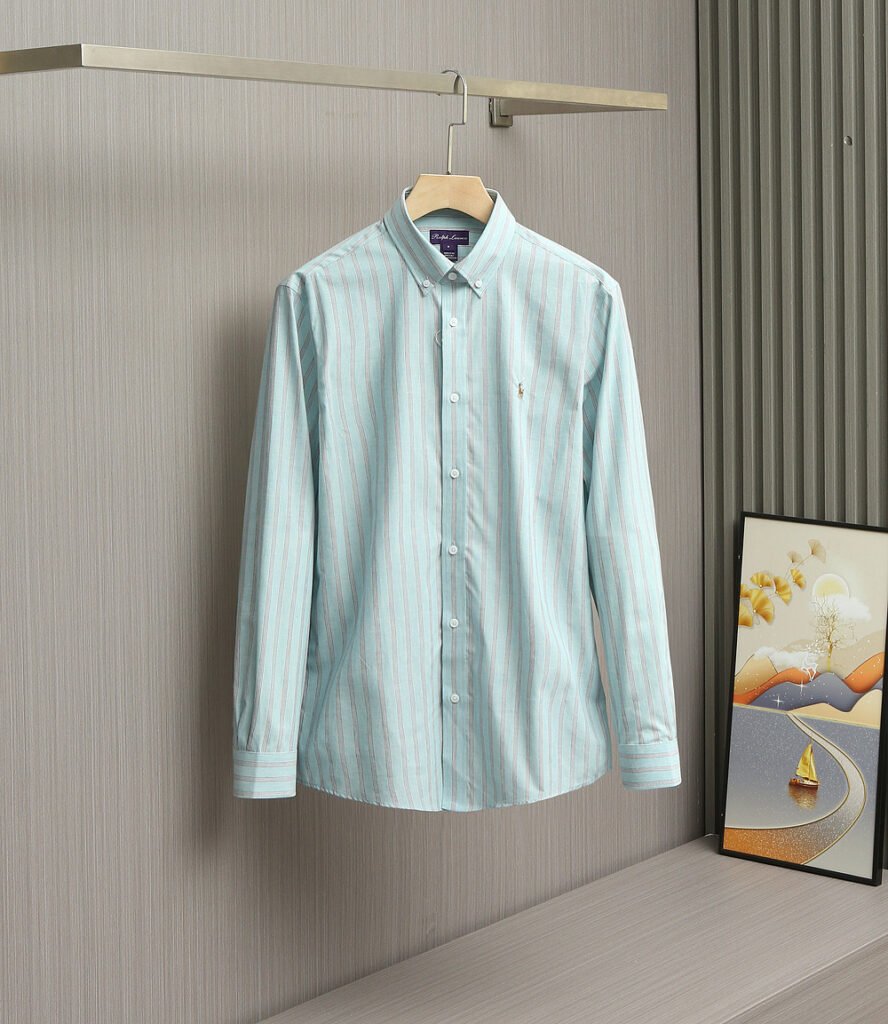 Loro Piana Chemise classique vert eau