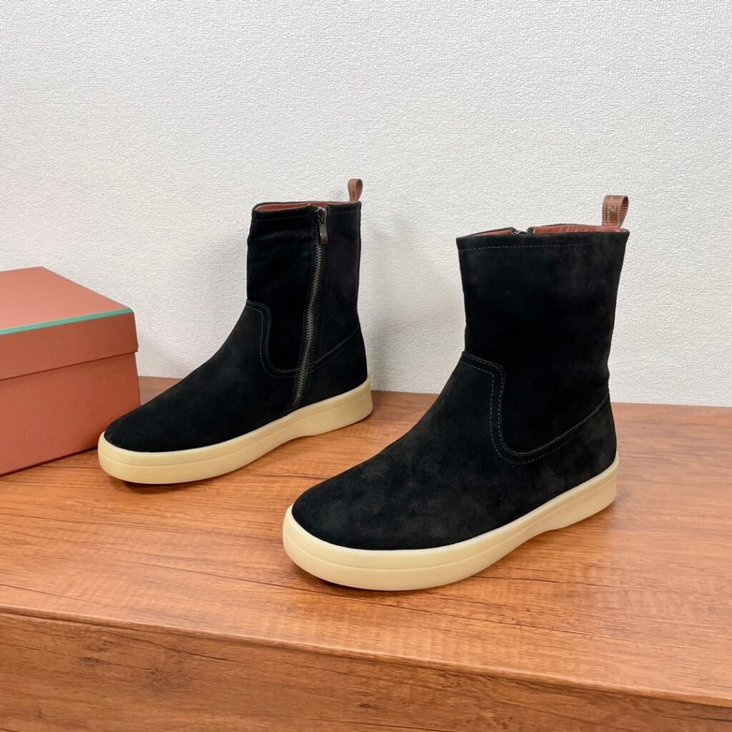 Loro Piana Open Walk bottines noir