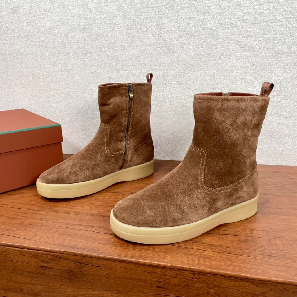 Loro Piana Open Walk bottines taupe