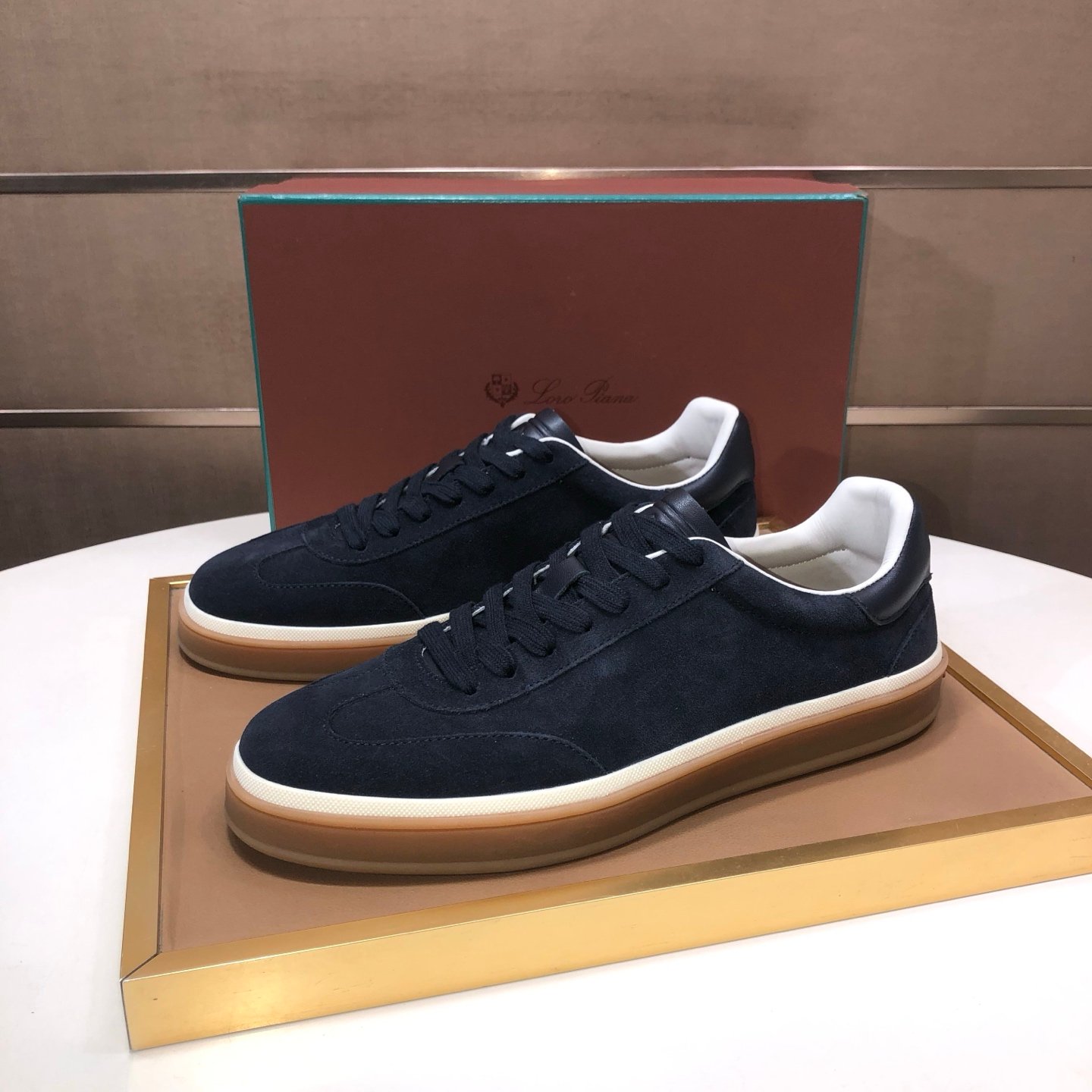 Loro Piana Week End Walk bleu marine