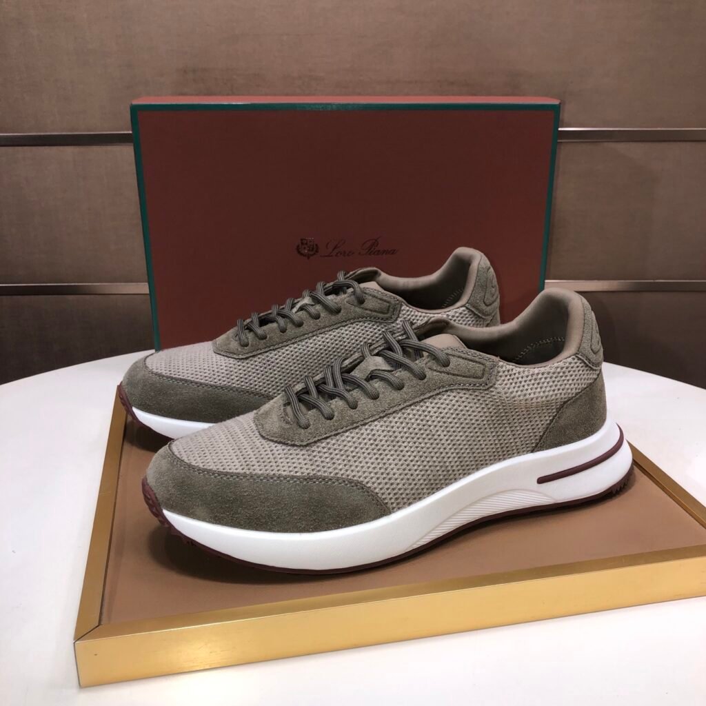 Loro Piana Week End Walk gris taupe