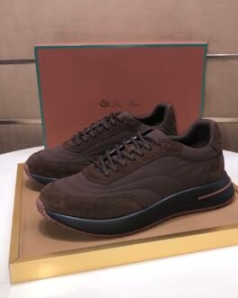 Loro Piana Week End Walk marron foncé