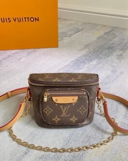 Louis Vuitton Mini Bumbag Monogram 17 × 12 × 9,5 cm – Marron