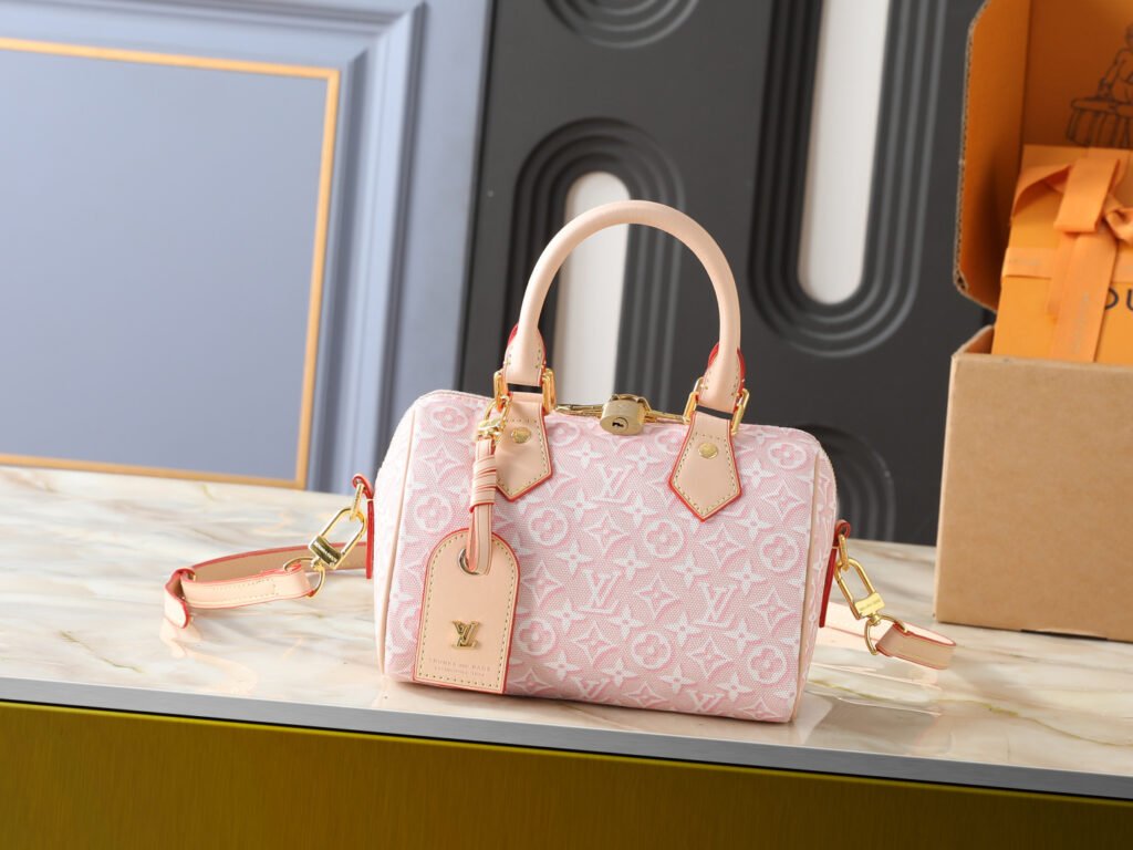 Louis Vuitton Speedy Bandoulière 20 20,5 × 13,5 × 12 cm – Rose nude Monogram