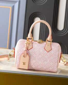Louis Vuitton Speedy Bandoulière 20 20,5 × 13,5 × 12 cm – Rose nude Monogram