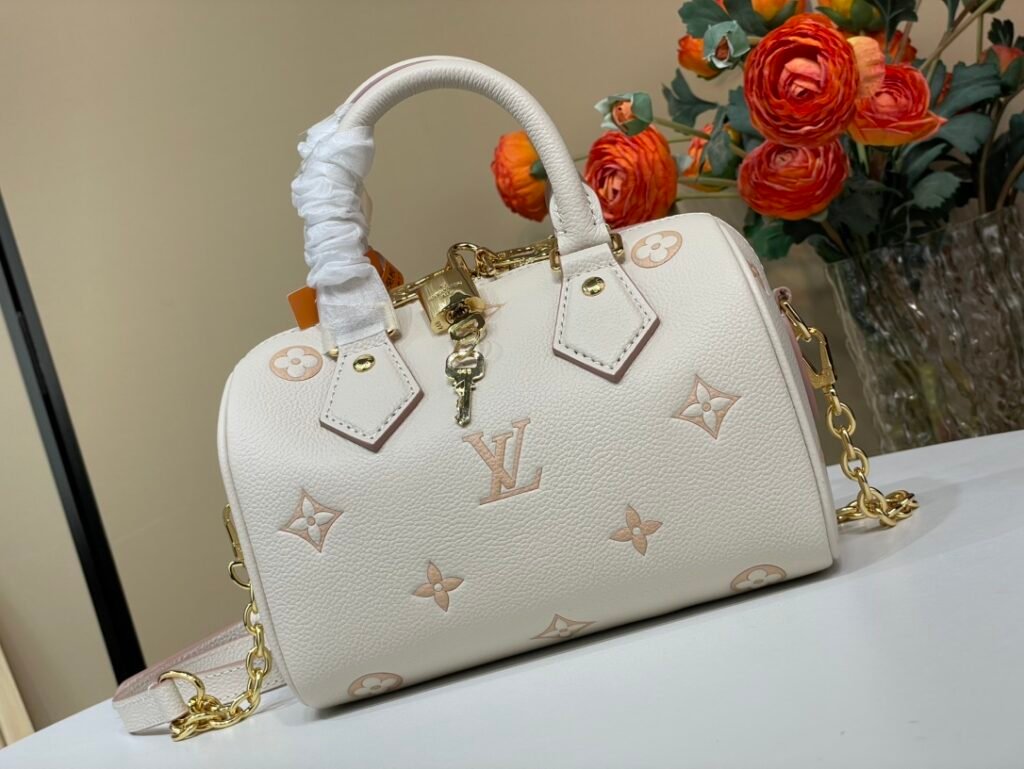 Louis Vuitton Speedy Bandoulière 25 25 × 19 × 15 cm – Blanc ivoire Monogram pastel