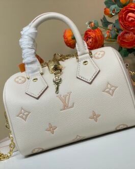 Louis Vuitton Speedy Bandoulière 25 25 × 19 × 15 cm – Blanc ivoire Monogram pastel