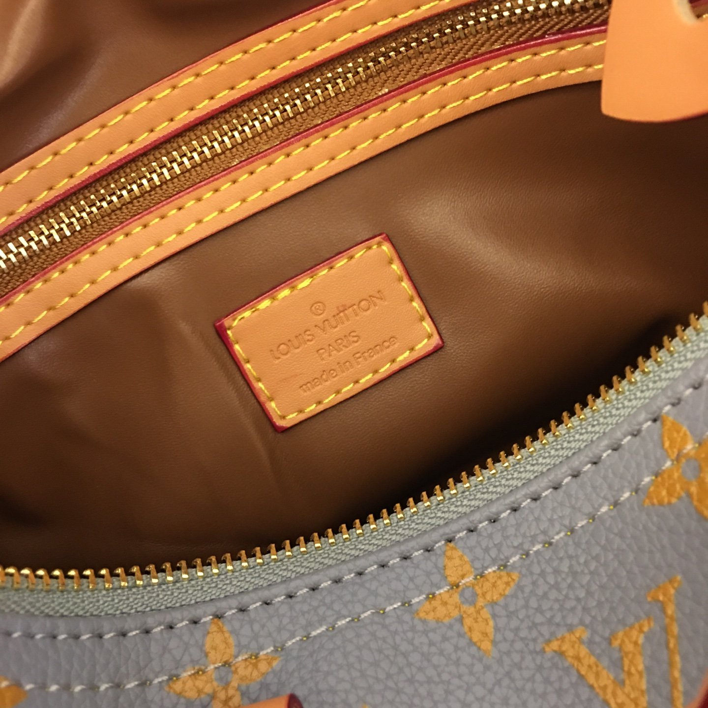 Louis Vuitton Speedy Bandoulière 25 25 × 19 × 15 cm – Bleu gris Monogram – Image 8